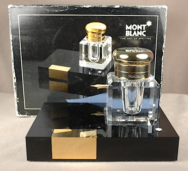 Inkwells and Blotters: 5509: Mont Blanc: Inkwell Set